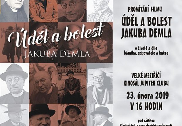 Dokument o Jakubu Demlovi byl uveden poprvé v Tasově. V Meziříčí ho diváci mohou znovu zhlédnout 23. února