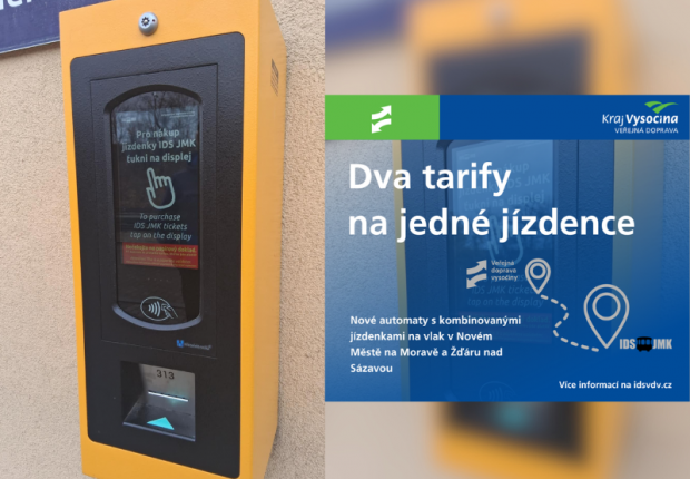 Cestující mohou jet na jednu jízdenku do JmK