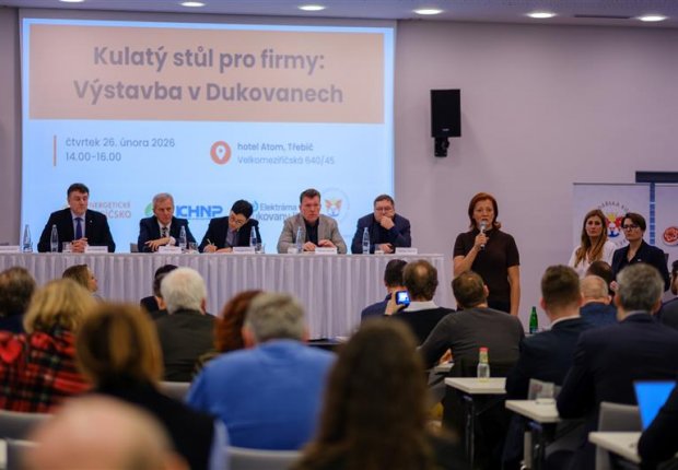 Podnikatelé z Vysočiny jednali v Třebíči o zapojení do výstavby nových bloků Dukovan