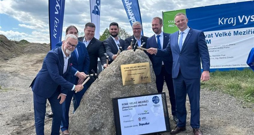 Začala stavba jihovýchodního obchvatu Velkého Meziříčí za 388 milionů