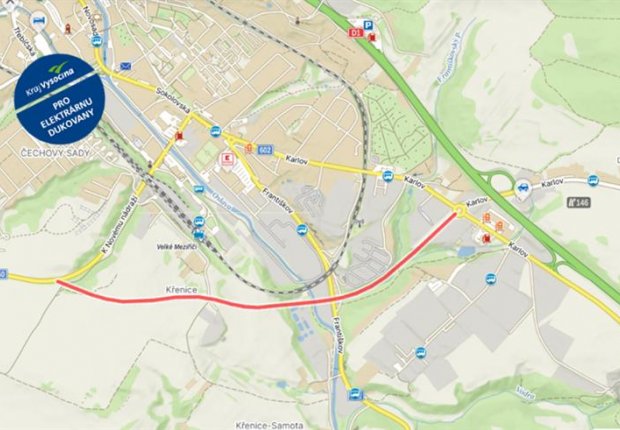 Kraj finišuje s přípravou stavby obchvatu Velkého Meziříčí