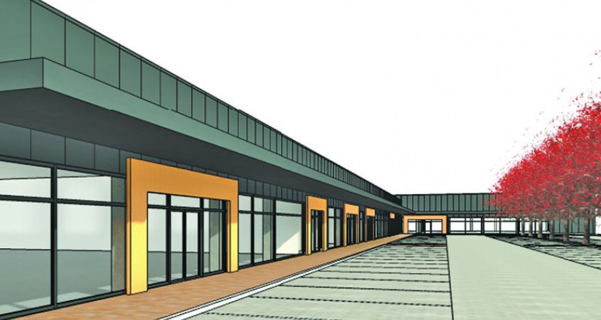Obchodní centrum s Lidlem na Karlově ve Velkém Meziříčí bude dokončeno až v roce 2024