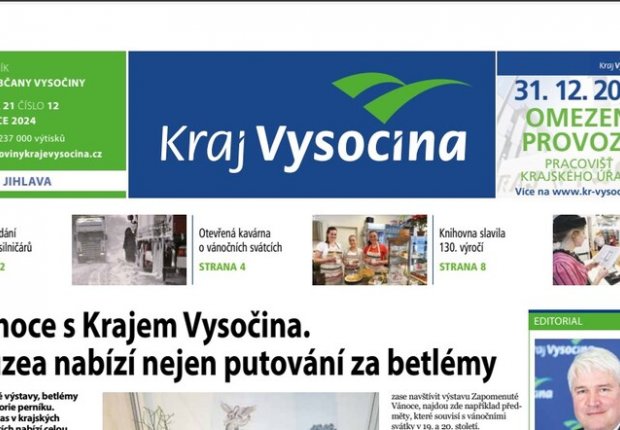 Kraj Vysočina má schválený rozpočet na rok 2025
