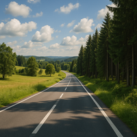 silnice na_vysocine_ilustr_obr_AI